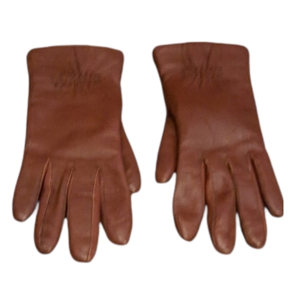 Vintage - Fownes Brown Leather Driving Gloves‎ - Picture 1 of 5
